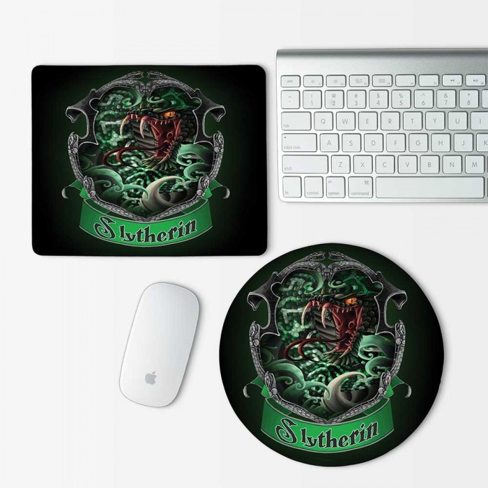 Harry Potter Houses Slytherin Mouse Pad Round or Rectangle (MP-0040)